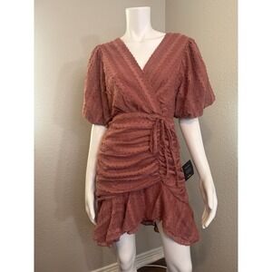 Lulus Dress Medium NWT Pink Mini Girly Pretty Party Lined